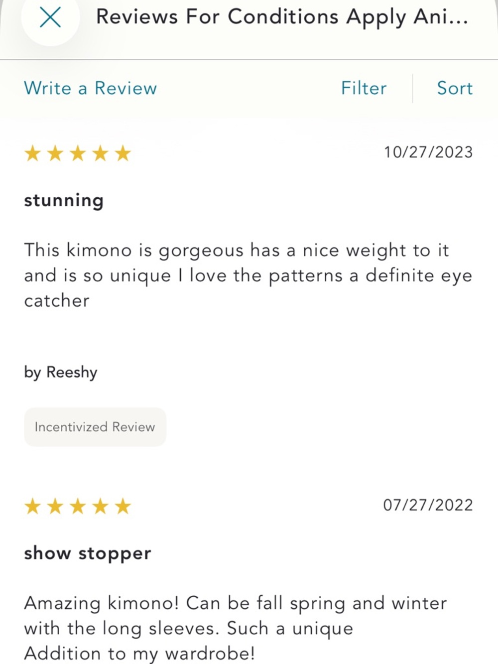 Anthropologie Kimono Duster by Conditions Apply - Tiger 🐅 - Picture 8 of 13